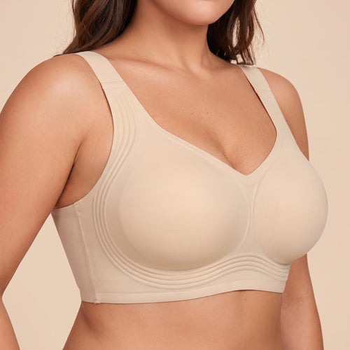 Seamless Wireless Bra - Creamy Beige
